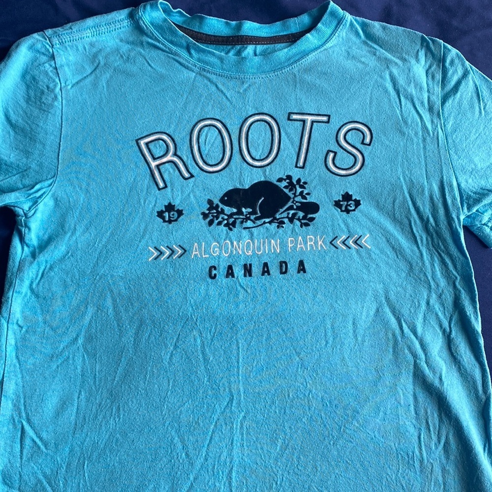 Children’s light blue Roots Tee